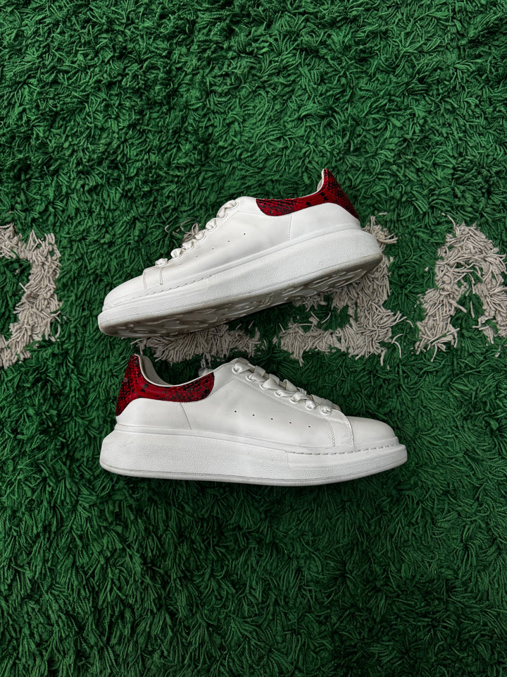 Alexander McQueen Oversized Sneaker White Red Python (VNDS)