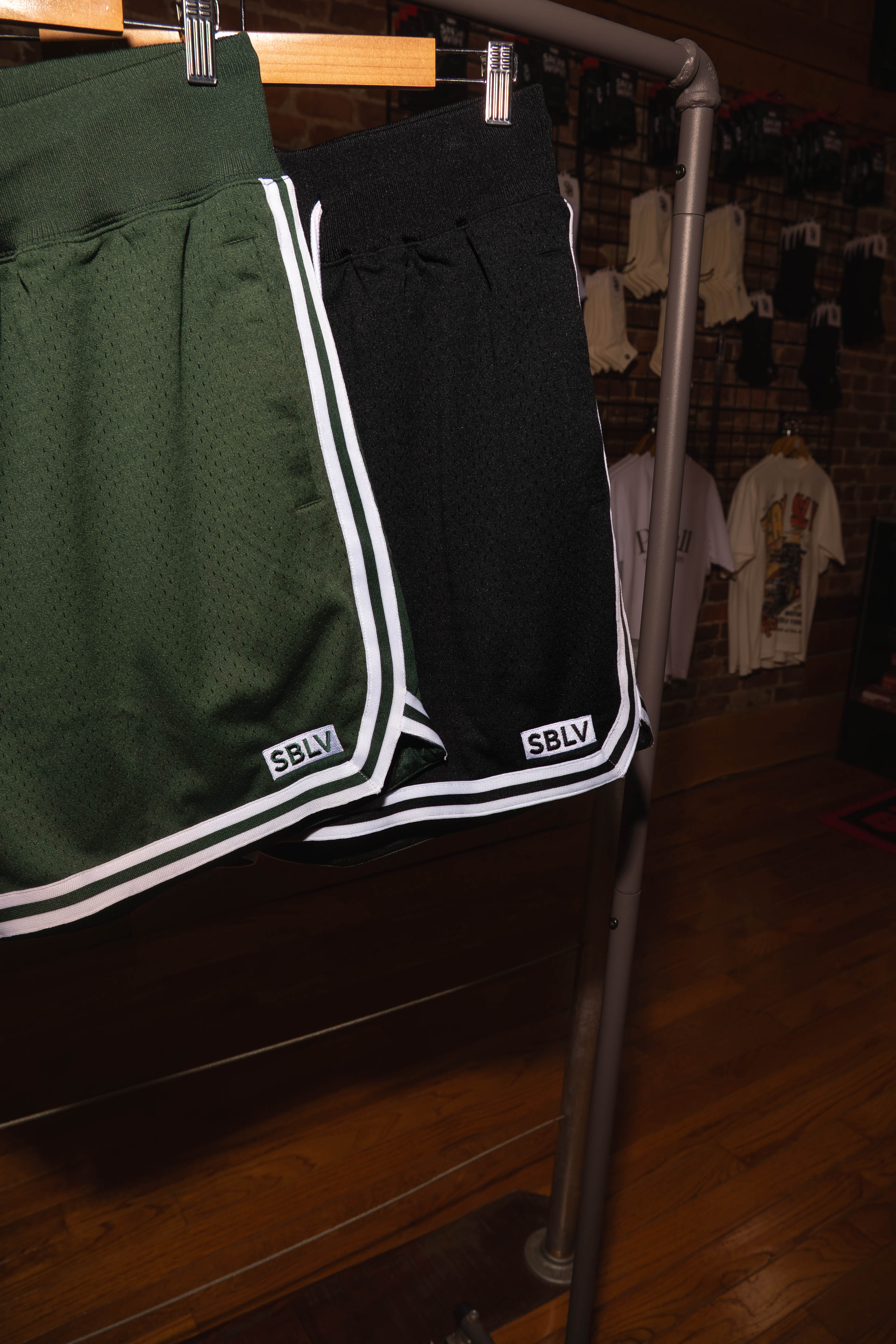 SBLV Basketball Shorts Green